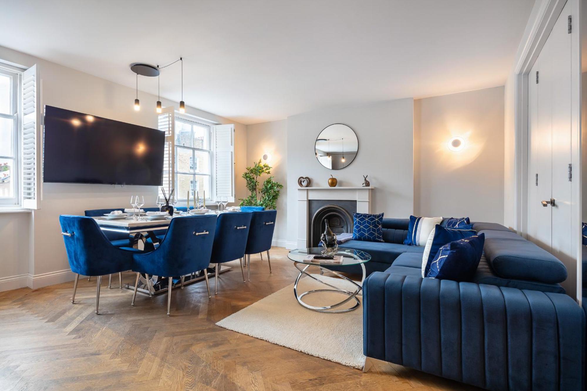 Baker St / Marylebone / Sherlock Holmes 3bed2bath Апартаменты Лондон