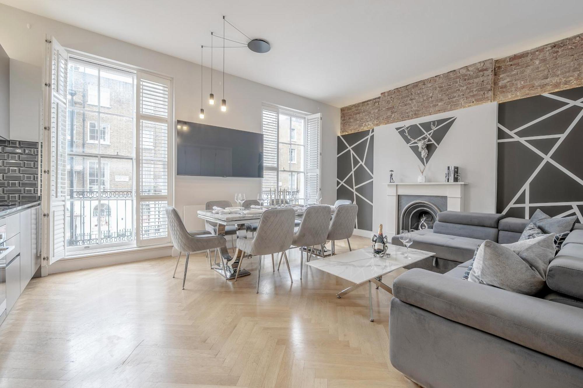 Baker St / Marylebone / Sherlock Holmes 3bed2bath Апартаменты *